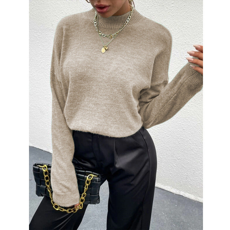 Pull en tricot ample pour femme .