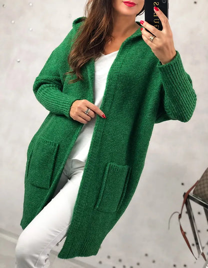 Cardigan à Capuche avec Poches