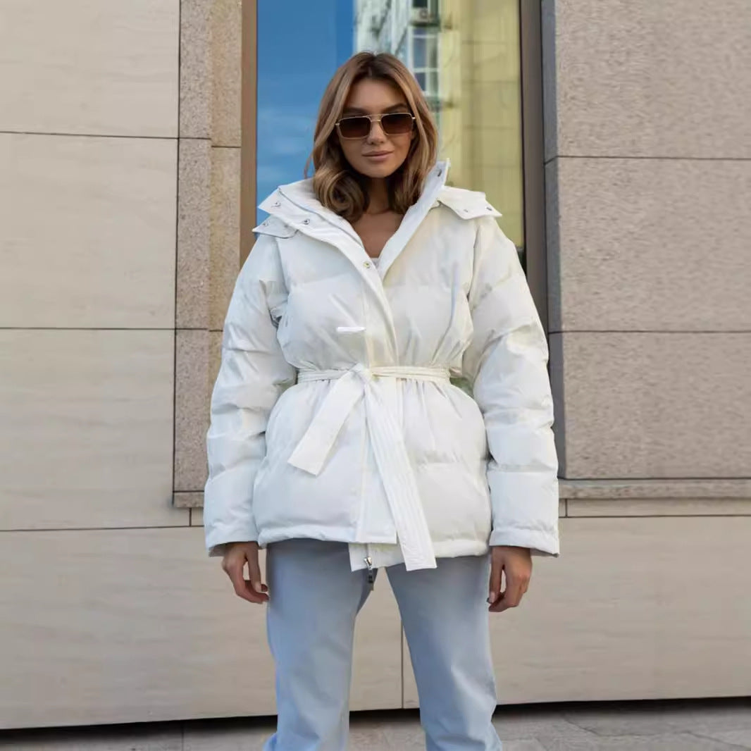 Manteau zippé chaud et polyvalent - Style "Bread Coat"